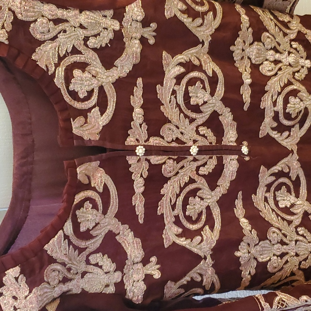 Pakistani Organza Fancy Kurta - image 2